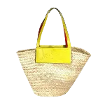 Yellow Fabric Christian Louboutin Tote