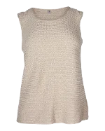 Beige Viscose Armani Top