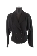 Black Wool Hervé Léger Blazer