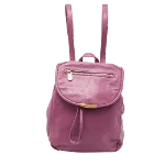 Purple Leather Marc Jacobs Backpack