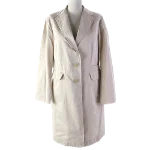 Beige Canvas Jil Sander Coat