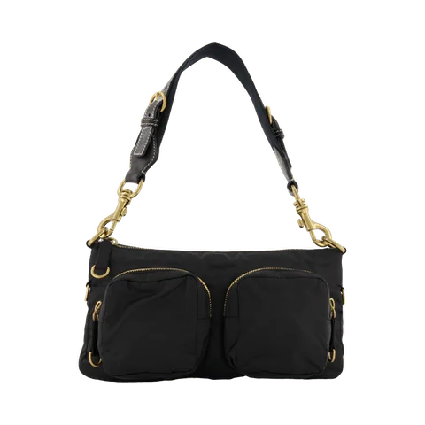Black Nylon Miu Miu Shoulder Bag