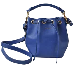 Blue Leather Yves Saint Laurent Handbag