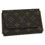 Brown Canvas Louis Vuitton Pouch