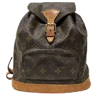 Brown Canvas Louis Vuitton Montsouris