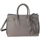 Grey Leather Yves Saint Laurent Sac de Jour