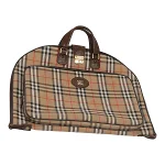 Beige Canvas Burberry Travel Bag