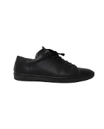 Black Leather Saint Laurent Sneakers