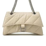 Beige Leather Balenciaga Shoulder Bag