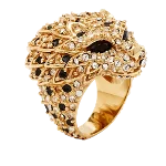 Gold Metal Yves Saint Laurent Ring