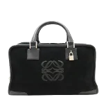 Black Leather Loewe Amazona