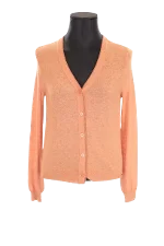 Orange Polyester Des petits hauts Cardigan