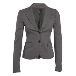 Grey Cotton Theory Blazer