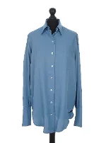 Blue Fabric Celine Shirt