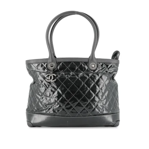 Black Canvas Chanel Handbag