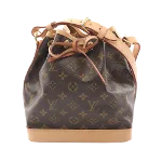 Brown Leather Louis Vuitton Petit Noe