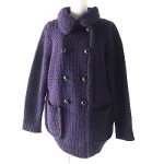 Purple Canvas Burberry Cardigan