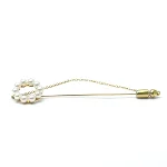 Gold Yellow Gold Mikimoto Brooch