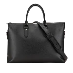 Black Leather Louis Vuitton Anton