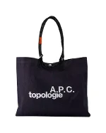 Black Cotton A.P.C Tote