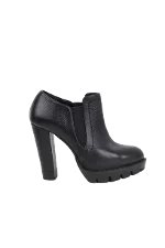 Black Leather Pinko Boots