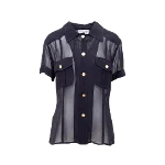 Black Fabric Moschino Shirt