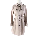 Pink Canvas Burberry Coat