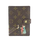 Brown Canvas Louis Vuitton Agenda