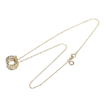 Gold Metal Bvlgari Necklace