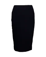 Black Wool Dior Skirt