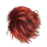 Red Fur Fendi Charm