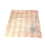 Pink Cashmere Burberry Scarf