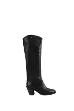 Black Leather Claudie Pierlot Boots