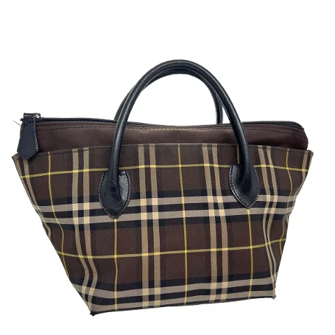 Brown Nylon Burberry Handbag