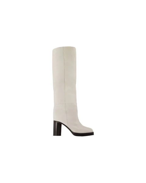 White Leather Isabel Marant Boots