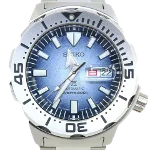 Blue Fabric Seiko Watch