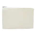 White Leather Loewe Pouch