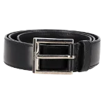 Black Leather Prada Belt