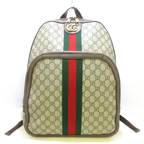 Beige Canvas Gucci Backpack