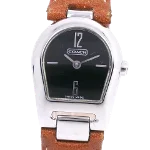 Brown Leather Coach Watch