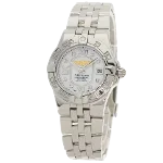 White Glass Breitling Watch