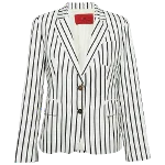 White Fabric Carolina Herrera Blazer