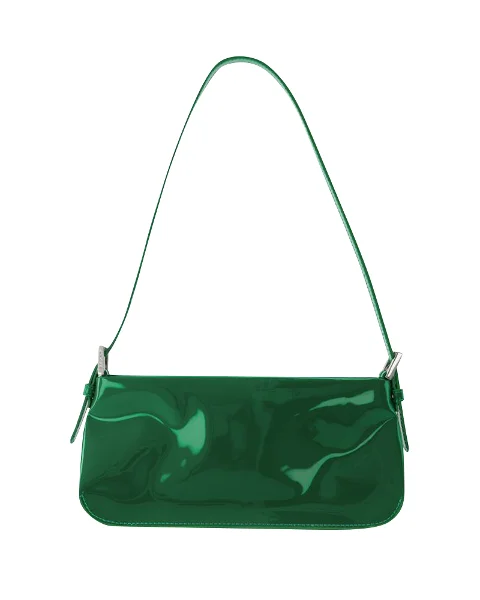 Green Leather By Far Shoulder Bag