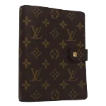 Brown Canvas Louis Vuitton Agenda