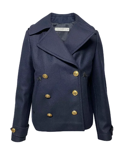 Blue Wool Altuzarra Coat