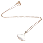 Pink Rose Gold Bvlgari Necklace