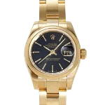 Black Yellow Gold Rolex Watch