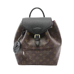 Black Canvas Louis Vuitton Backpack