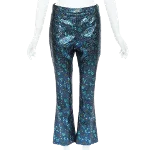 Blue Polyester Prada Pants