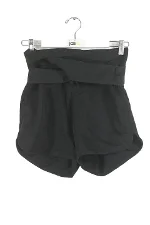 Black Fabric IRO Shorts